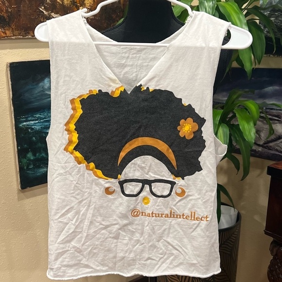 Unk Tops - Natural intellect tank top size XS